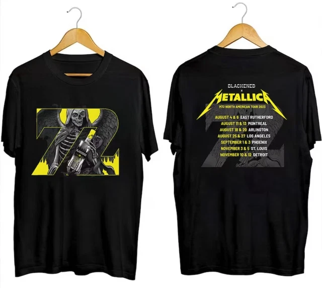 METALLICA 72 SEASONS 20232024 World Tour TShirt, Metallica Band Fan