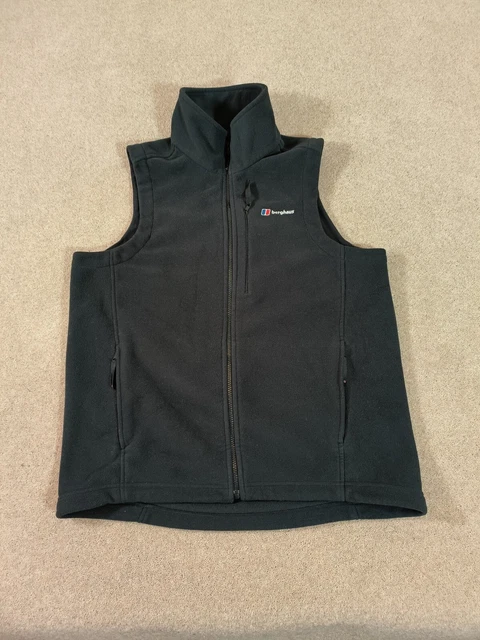 Berghaus Black Mens Gillet Gilet Waistcoat Bodywarmer Fleece - Size M