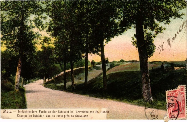 CPA AK METZ - Battlefield Game at the Gorge Bet Gravotte (454351)