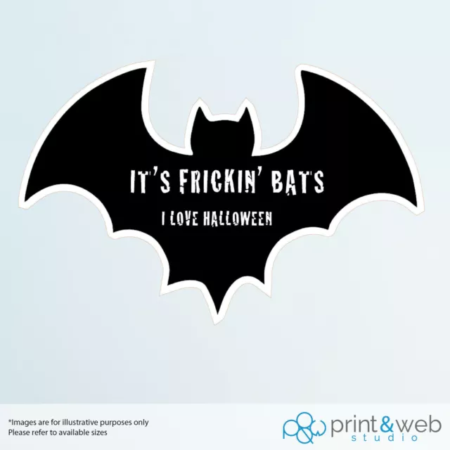 Calcomanías de pared para teléfono portátil inspiradas en Halloween Vine en Frickin' Bats I Love