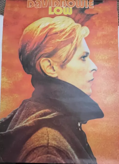 David Bowie Low Promo Poster Repro Radio Advert 34" x 24" Unframed 1970`s RCA