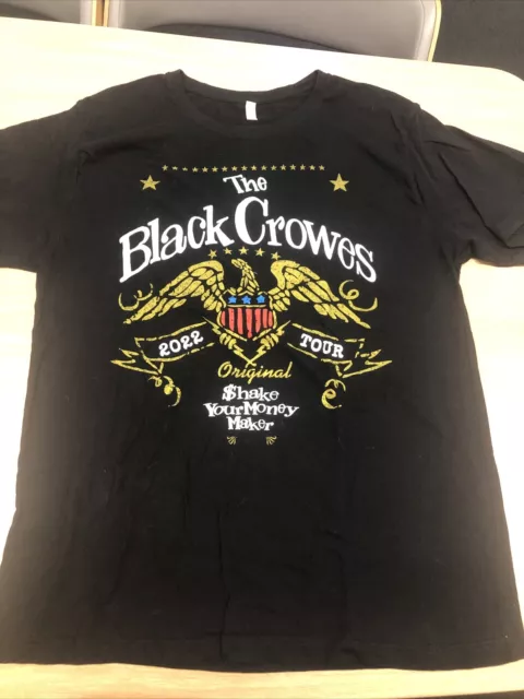 The Black Crowes Shake Your Money Maker World Tour 2022 T-Shirt Size XL Rare HTF