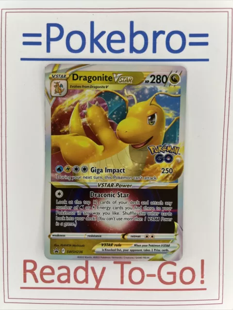 Dragonite VSTAR Ultra Rare VSTAR Holo Black Star Promo SWSH236 Pokebro BB