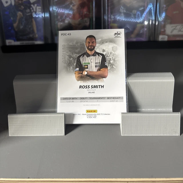 PANINI 2025 PDC Darts WM Trading Card Karte Ross Smith /180 PDC43 £8.