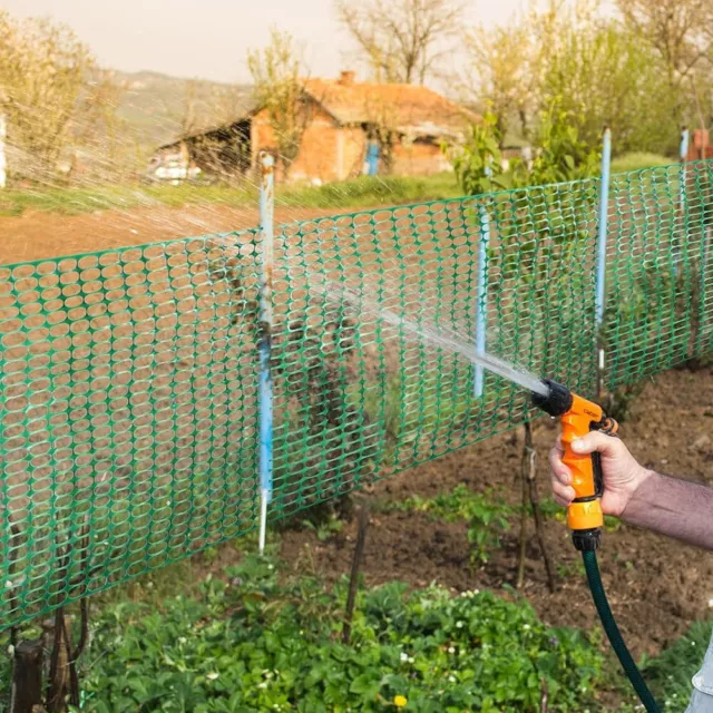 Heavy Duty Green Safety Barrier Mesh Fencing 1m x 50m DIY Garden Plastic Border