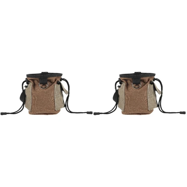 2x Cordón Práctico Exterior Entrenamiento Perro Bolsa Cadera Perro Snack