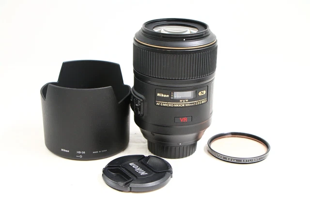 Nikon Micro-Nikkor 105mm F/2.8 AF-S VR IF G ED N Lens FREE UPS 3-5 DAYS SHIPPING