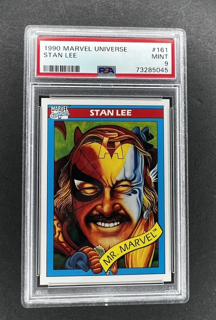 1990 Marvel Universe #161 Stan Lee PSA 9 MINT