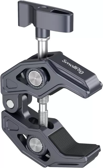 SmallRig Camera Mount Clamp Super Clamp with 1/4"-20, 3/8"-16 Load 3.5KG- 3755B