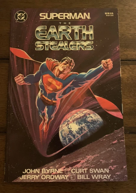 DC Comics Superman The Earth Stealers 1988 Graphic Byrne Swan Ordway VF/NM