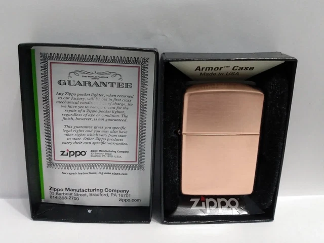 Zippo 2022 Copper Color Brass Armor 2