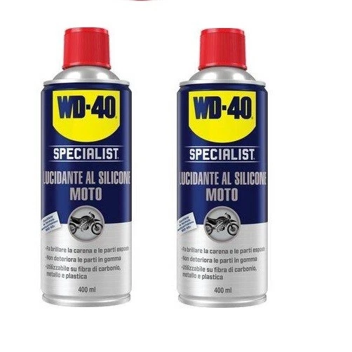 Lucidante Moto Spray Wd-40 Specialist Al Silicone Ml 400 Pezzi 2