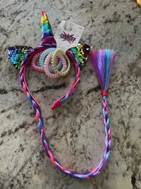 Girls Unicorn Headband set New