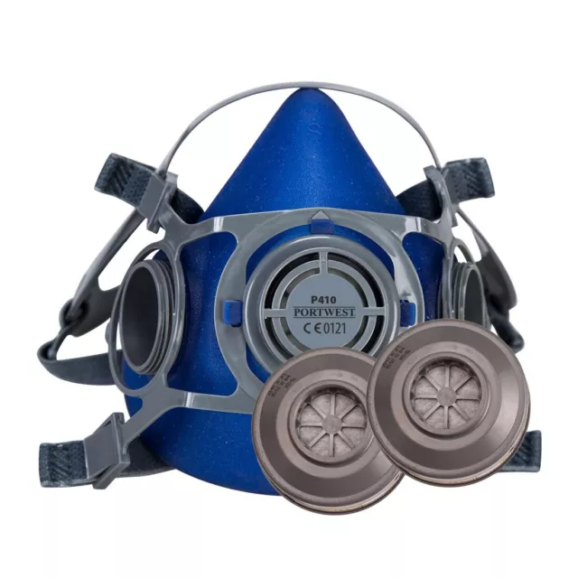 STEALTH Masque respiratoire avec filtres, demi-masque respiratoire