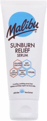 Malibu Aftersun Sunburn Relief Serum Aloe Vera Extract Cooling Holiday - 75Ml