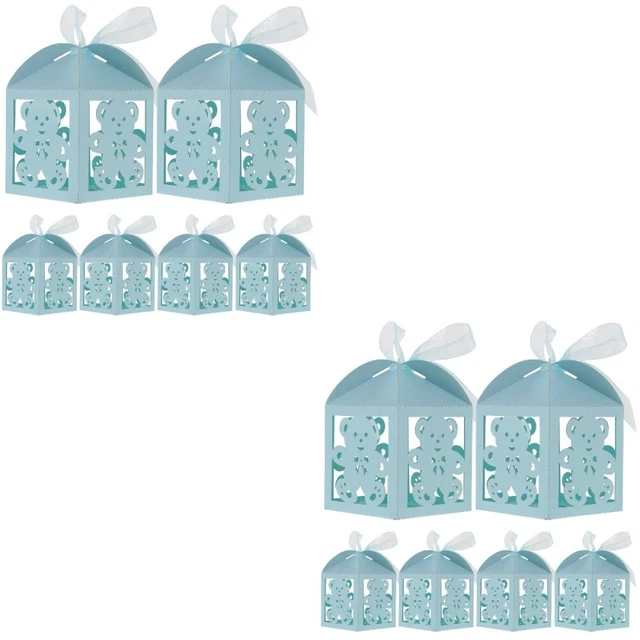 100 pz scatole caramelle regalo orso cavo bomboniere baby shower festa confezione caramelle