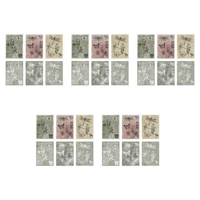 30pcs Diy Craft Papers Unique Pattern Delicate Texture Scrapbooking Collage