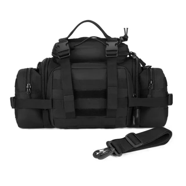 Men Military Tactical Waist Bag Large Molle Fanny Pack Crossbody Shoulder Bag