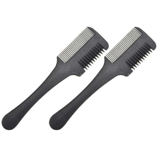 Kit de corte de cabello de salón 2 piezas hágalo usted mismo recortador de cabello para hombre peine recortador de aseo