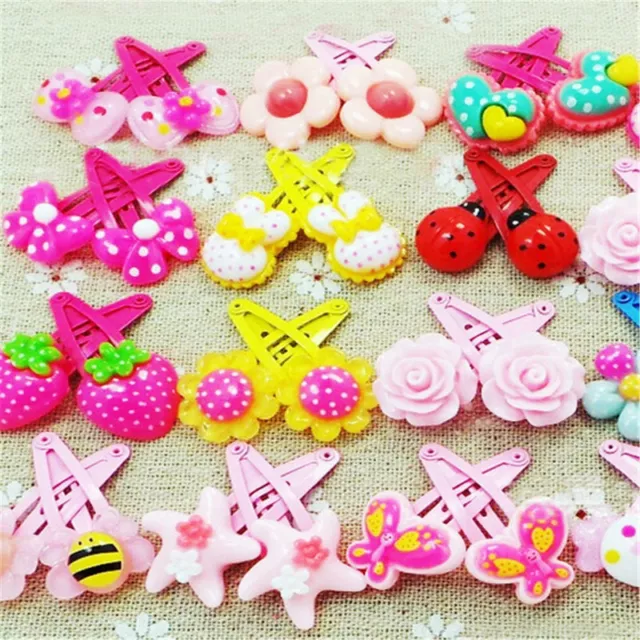20 pcs Mix Styles Assorted Baby Girls Kids HairPin Hair Clips Jewelry Wholesale 3
