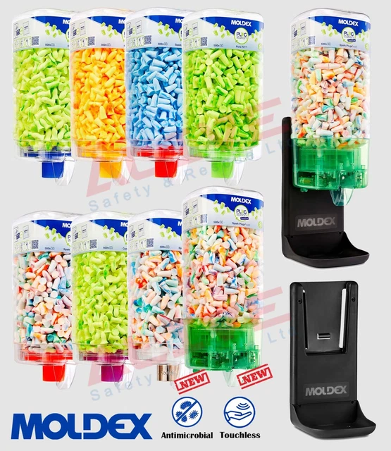 MOLDEX Tappi per le orecchie stazione dispenser tappi per le orecchie monouso in schiuma morbida - 500 paia