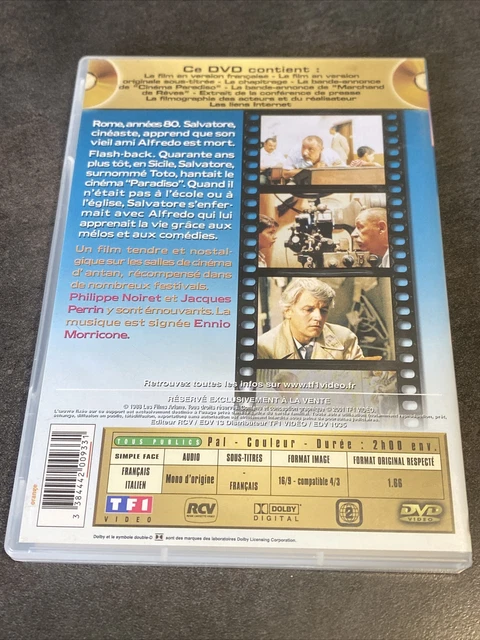 Cinema Paradiso Dvd Philippe Noiret Jacques Perrin Giuseppe Tornatore Tf1 2