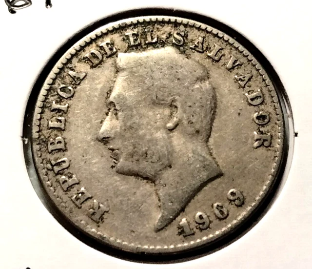 1969  El Salvador  10 Centavos Coin - KM#130 - Combined Shipping  - (INV#4509S)