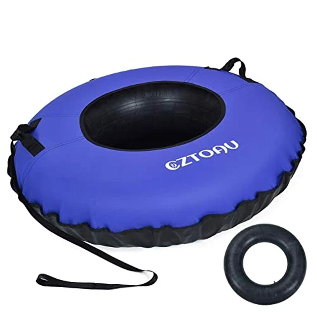 Commercial Grade 44" Heavy Duty Snow Tube with Premium Canvas Cover & Tow Strap