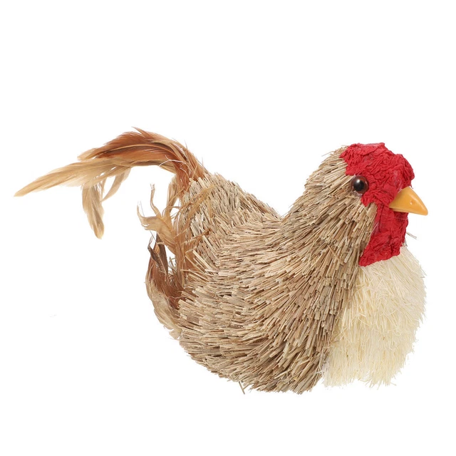 Simulation Chicken Decoration Farm Animals Collectible Figurine