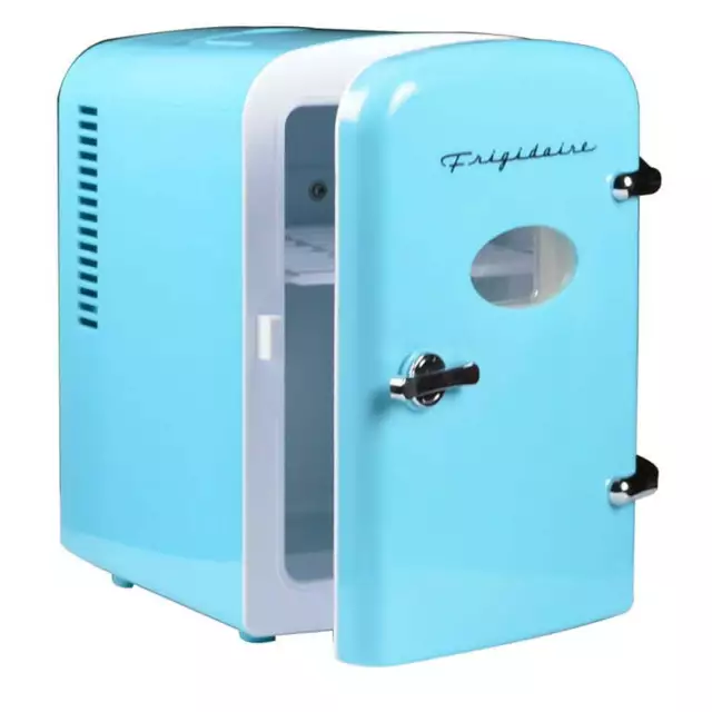 PORTABLE MINI FRIDGE 6-Can Beverage Small Refrigerator Personal Compact ...