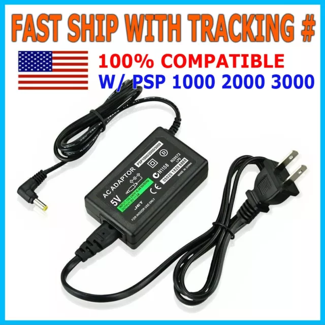 AC Adapter Home Wall Charger Power Supply For Sony PSP 1000 2000 3000 Slim Lite