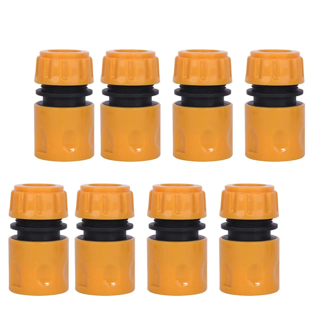 8 Pcs Pipe Connector Water 1/2 Quick Release Kit Hose Coupling