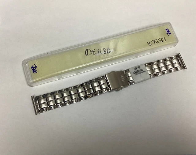 Boucle Déployante Montre 18 mm Doré