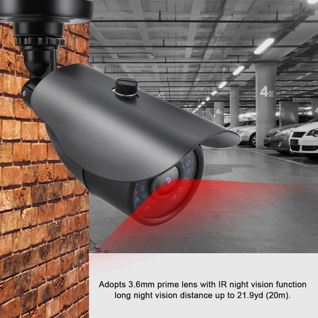 Telecamera Sicurezza Esterna Telecamera Di Sicurezza Esterna CCTV 5MP 6mm Con Visione Notturna IR - 4 In 1 HD - Marca IDOME Telecamera Sicurezza Esterna 5MP - Foto 6