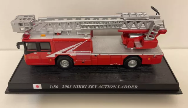 Del Prado 1:80 ,,2003 Nikki Sky Action Ladder,, Feuerwehr Japan ,Neu