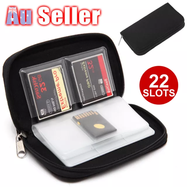 Memory Card Box Holder Case  Micro Wallet Pouch Storage SD Carrying SDHC