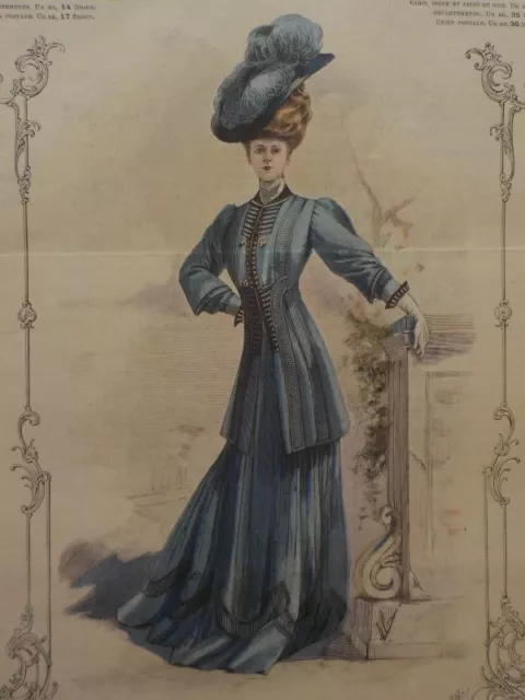 JUGENDSTIL und MODE aus Paris: La Mode Illustrée. 6-1907