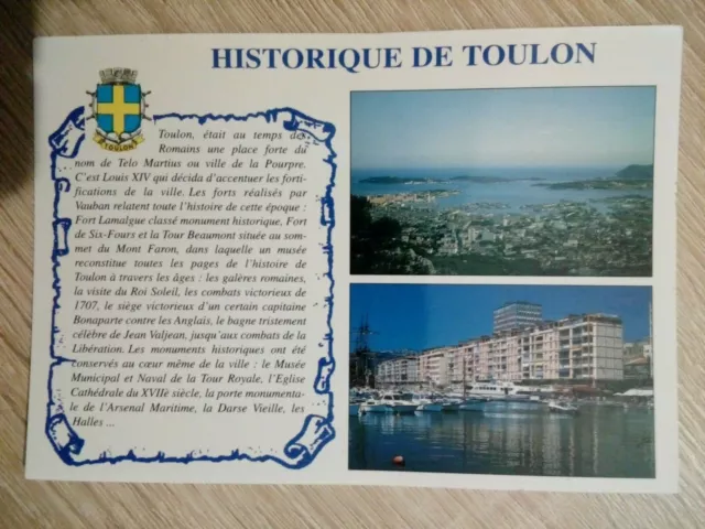 Cpsm Cpm  Carte Postale Var Historique De Toulon Différentes Vues
