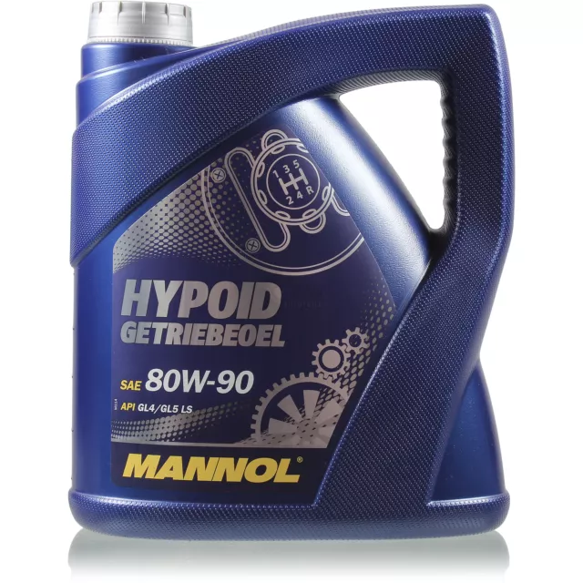 Originale MANNOL 1x4 Litro Hypoid Olio Cambio 80W-90 Api Gl 4 / Gl 5 Ls MN8106-4