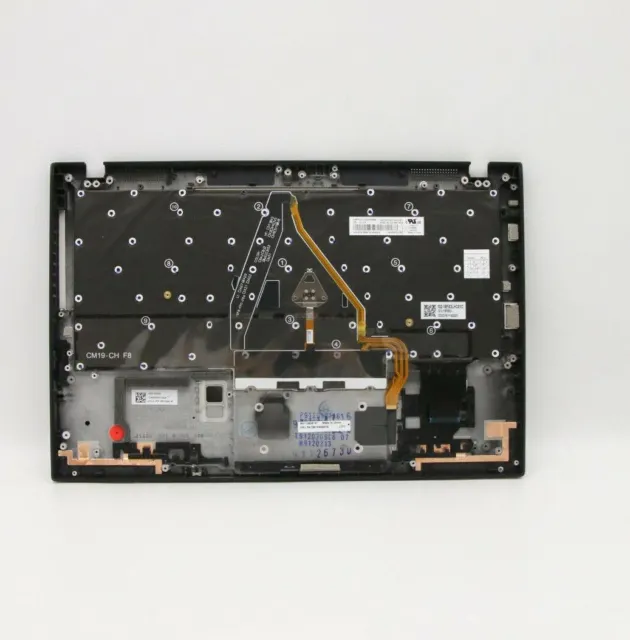 Genuine Lenovo ThinkPad X1 Carbon 7th Gen Palmrest + Keyboard Assy 5M10W85918 2
