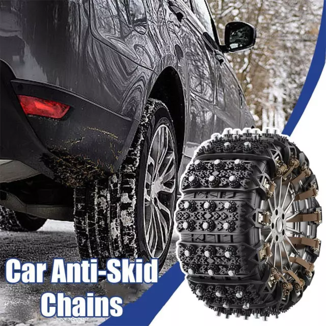 Car Tire Chains For Snow Lawn Mower Wheel Chains Universal Anti-Slip N1X2