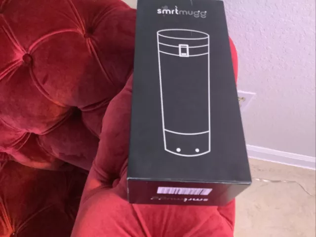 SMRTMUGG Heated Coffee Mug, All Day Battery Life, 10 oz capacity.