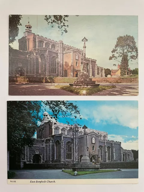 Church of St Mary the Virgin, East Bergholt - Two Colour Postcards