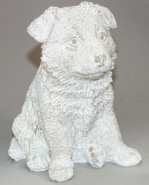 German Shepherd Memorial Urn Dog Ashes Pet Loss Cremation Figurine Funeral Decor