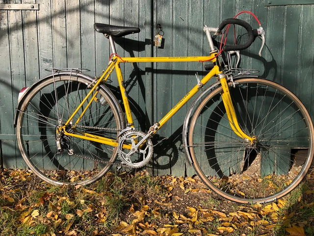 Velo route top jaune