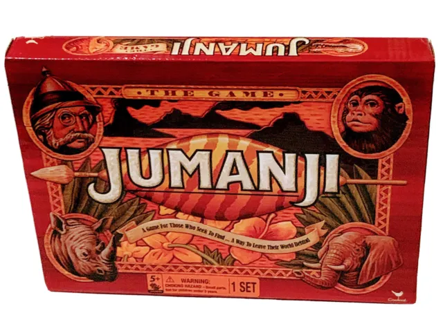 JUMANJI The GAME * Play Anywhere Edition Travel Size Board Game * Cardinal  NEW