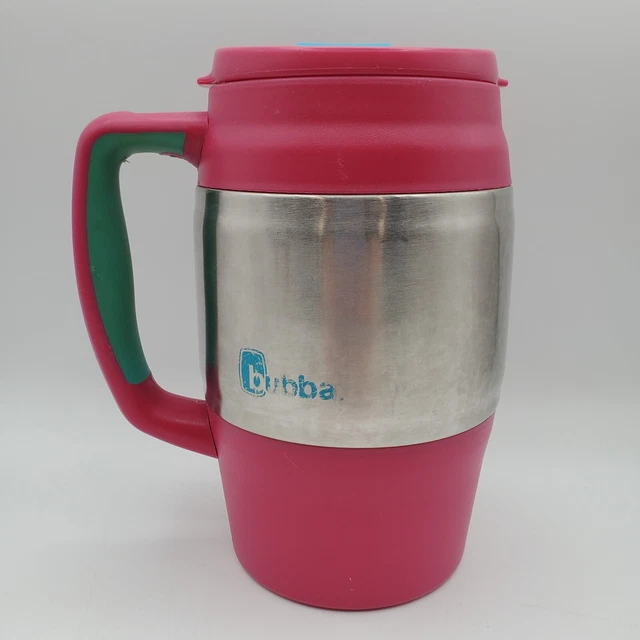 BUBBA KEG 34oz TRAVEL MUG Stainless Steel Insulated Pink With Handle 3
