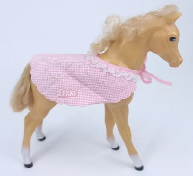 Dixie Baby Palomino Barbie Dream Horse Vintage With Blanket 1980s Vintage