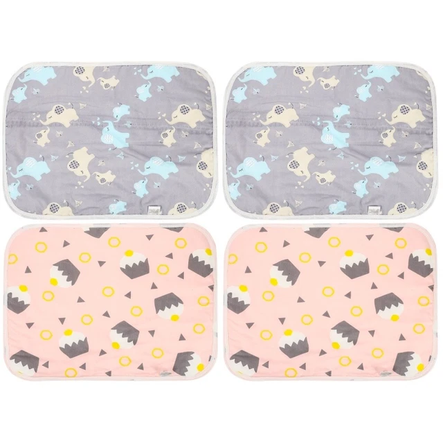 4 pz tappetino allenamento cotone rivestimenti per gabbie coniglio blu