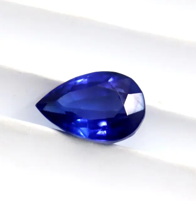 Pear Cut 10 Ct AAA+ Rare Natural Flawless Royal Blue Sapphire Loose Gemstone